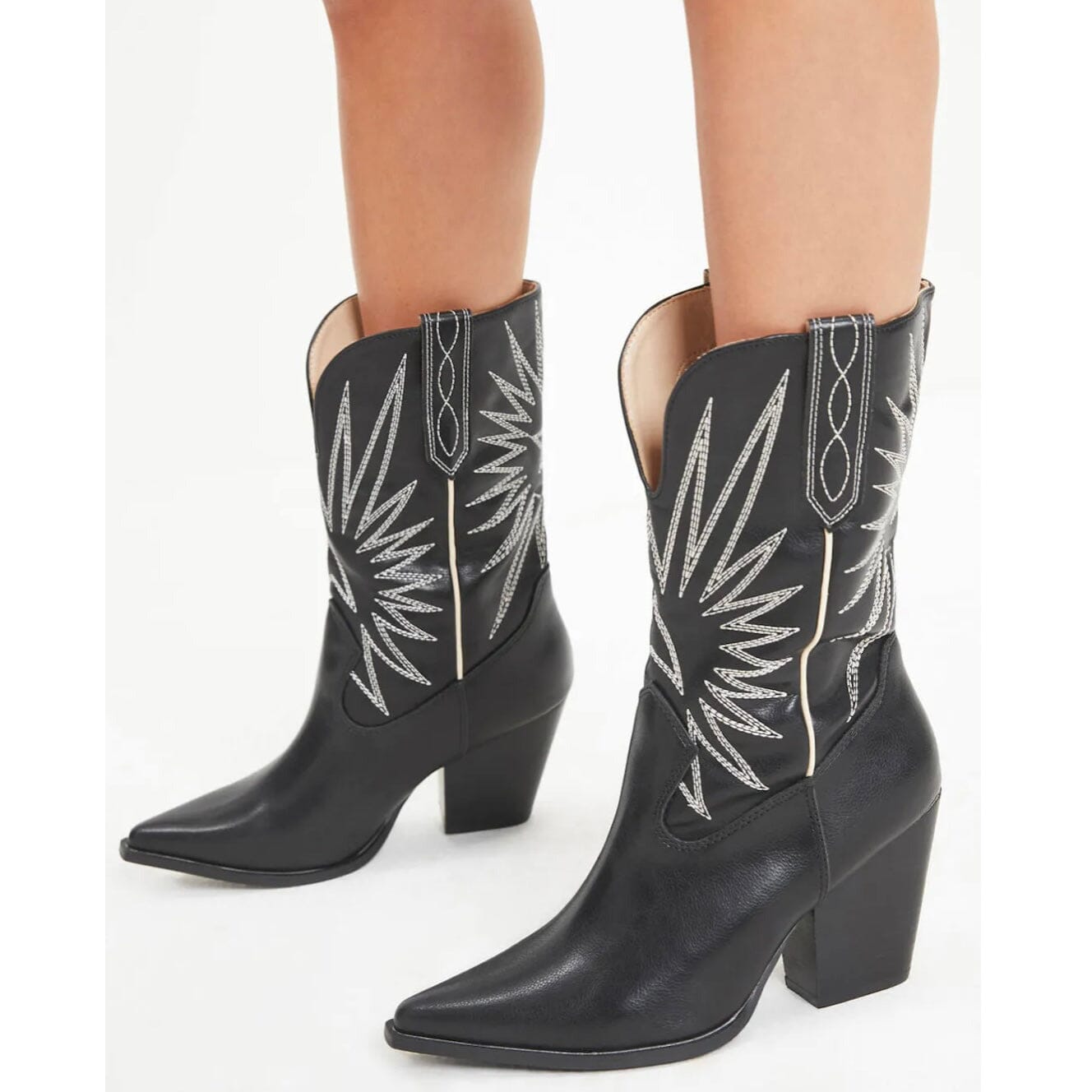 Emersyn Black Cowboy Boots